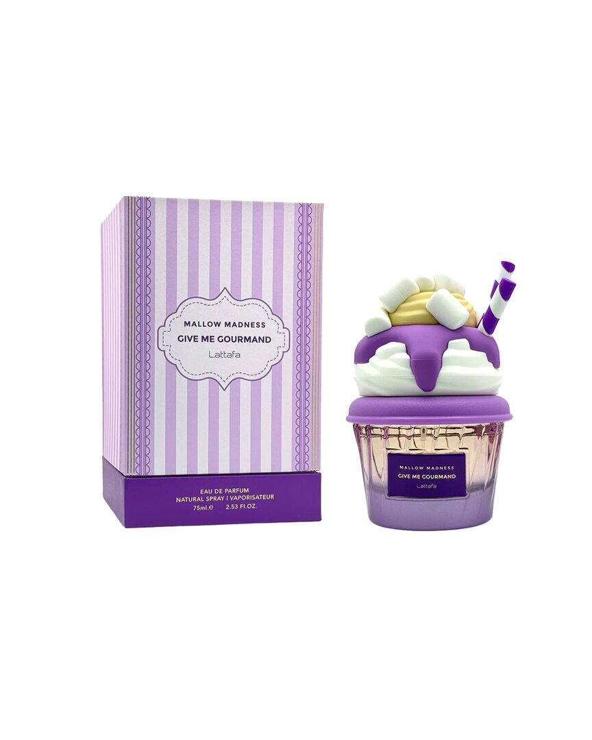 Lattafa Perfumes Unisex 2.53oz Give Me Gourmand Mallow Madness Edp Spray In Purple