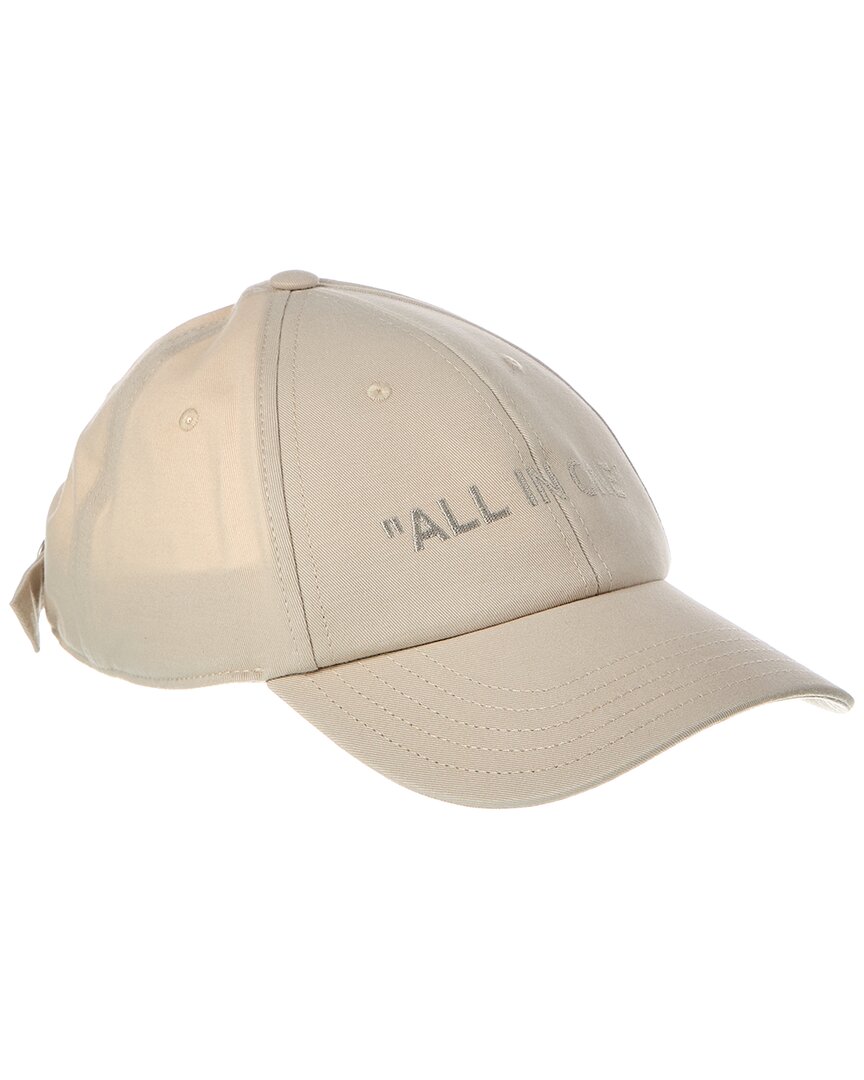 Off-white Cap In Neutral