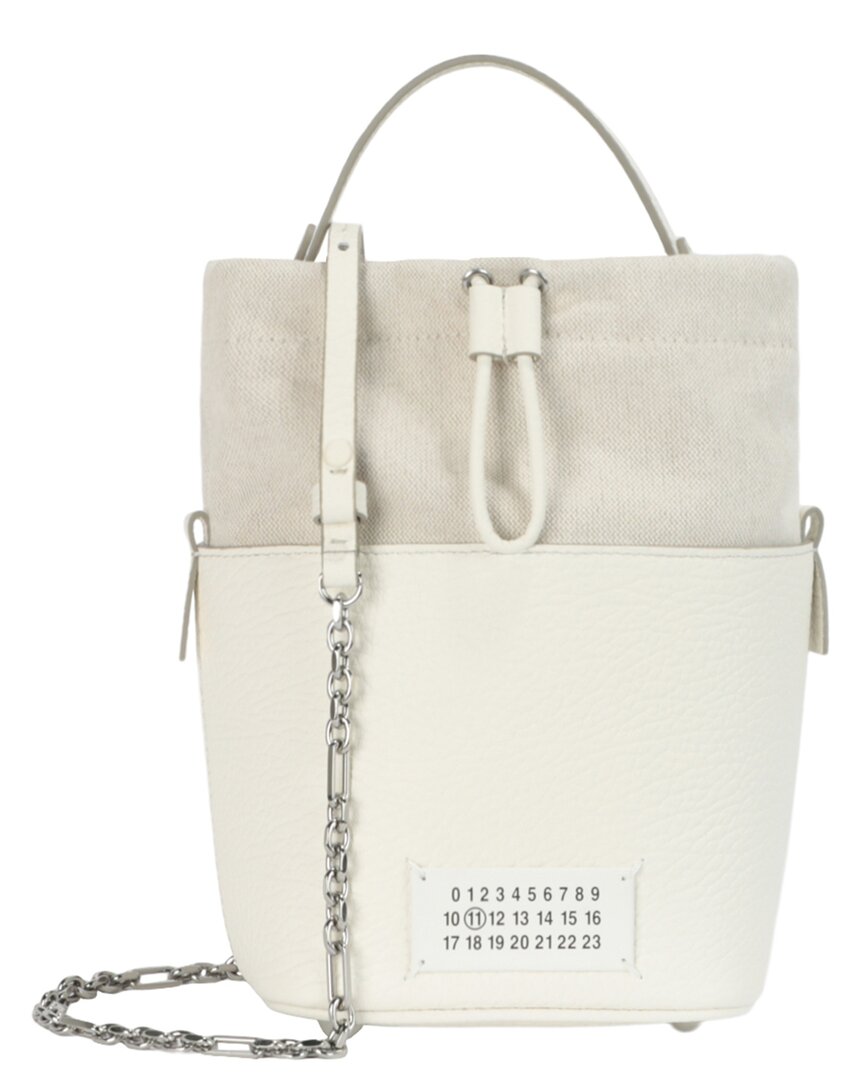 Maison Margiela 5AC Canvas & Leather Bucket Bag