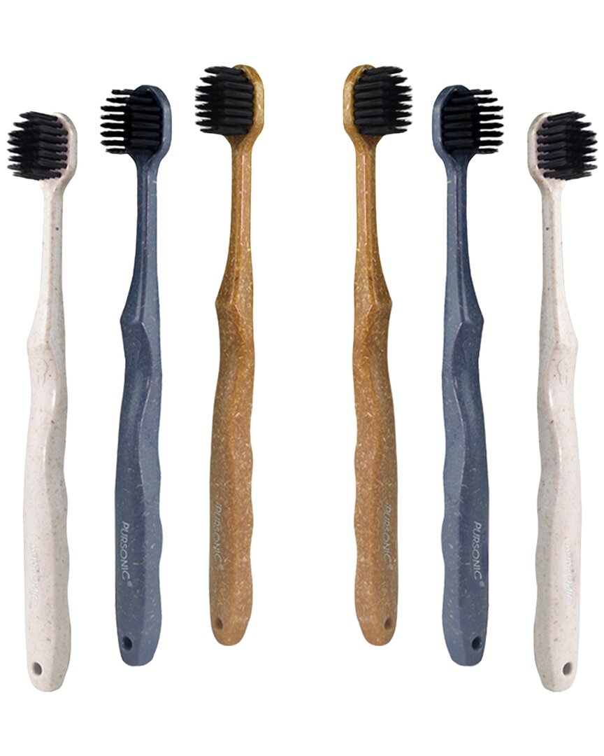 Shop Pursonic Unisex Wide Brush Head Charcoal Toothbrush