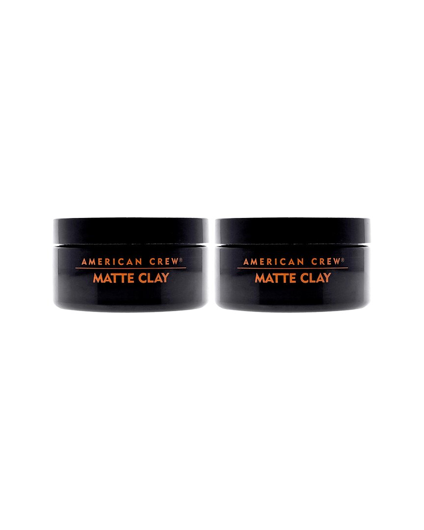 American Crew Men's 3oz Matte Clay - Pack Of 2