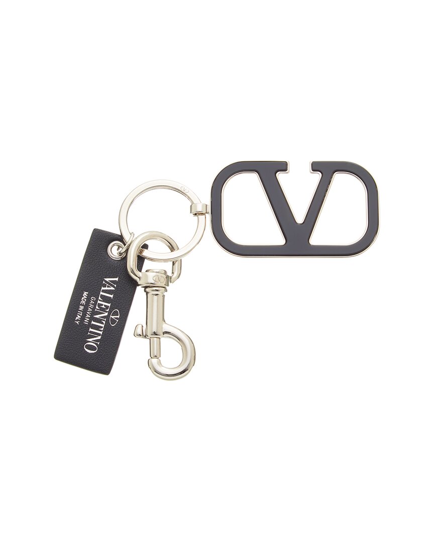 Valentino Garavani Valentino Vlogo Signature Metal Keychain