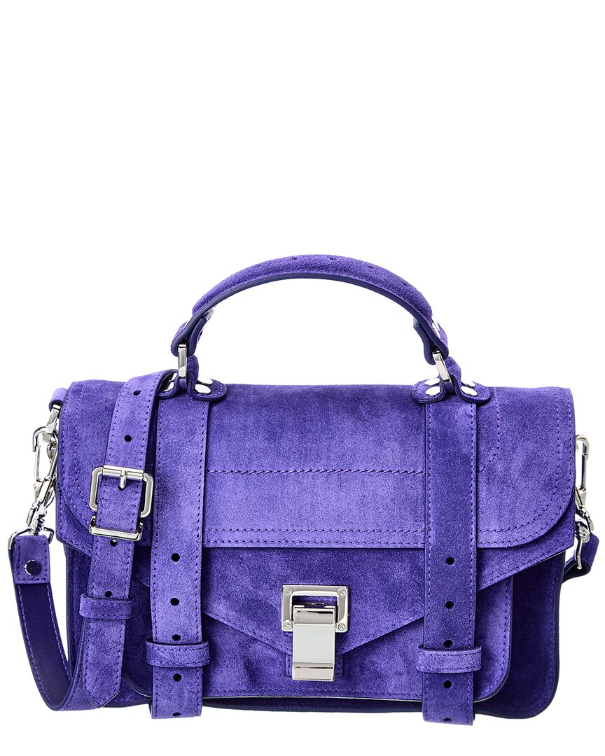 Magenta suede proenza hot sale schouler bag