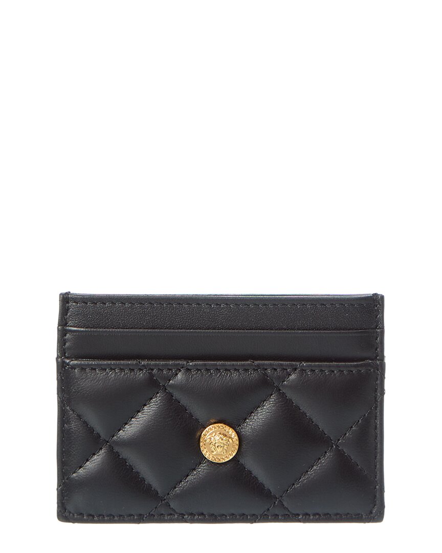 Versace Medusa Leather Card Holder