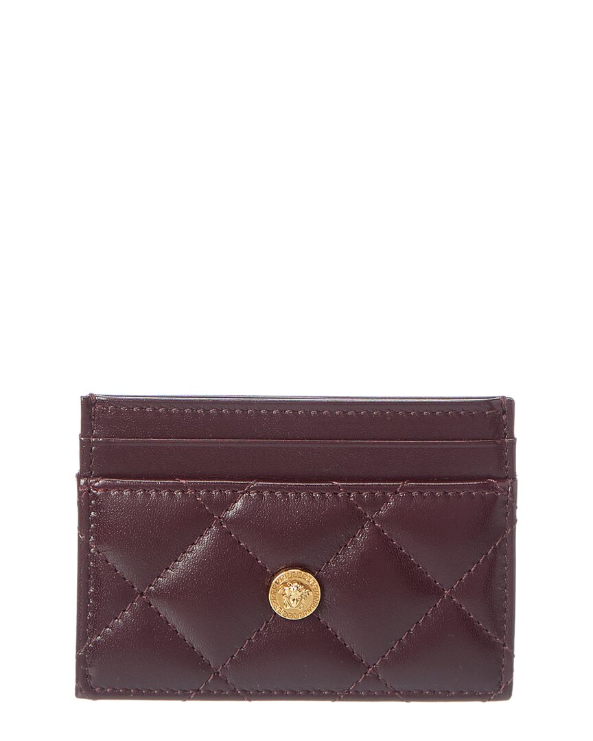 Versace Medusa Leather Card Holder