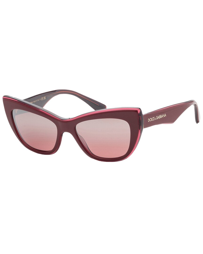 Shop Dolce & Gabbana Women's Dg4417 54mm Sunglasses In Red