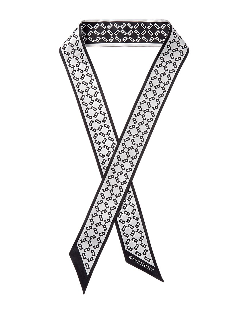 Givenchy 4g Silk Scarf In Multi