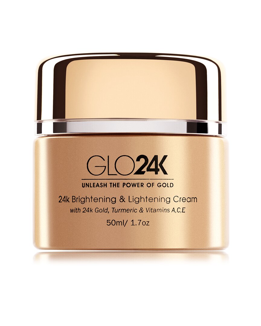 glo24k 24k brightening & lightening cream with 24k gold, turmeric and vitamins a, c, e