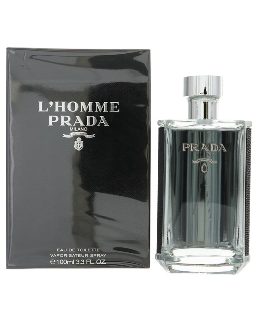 Prada Men's 3.3oz L'homme Edt In Gray