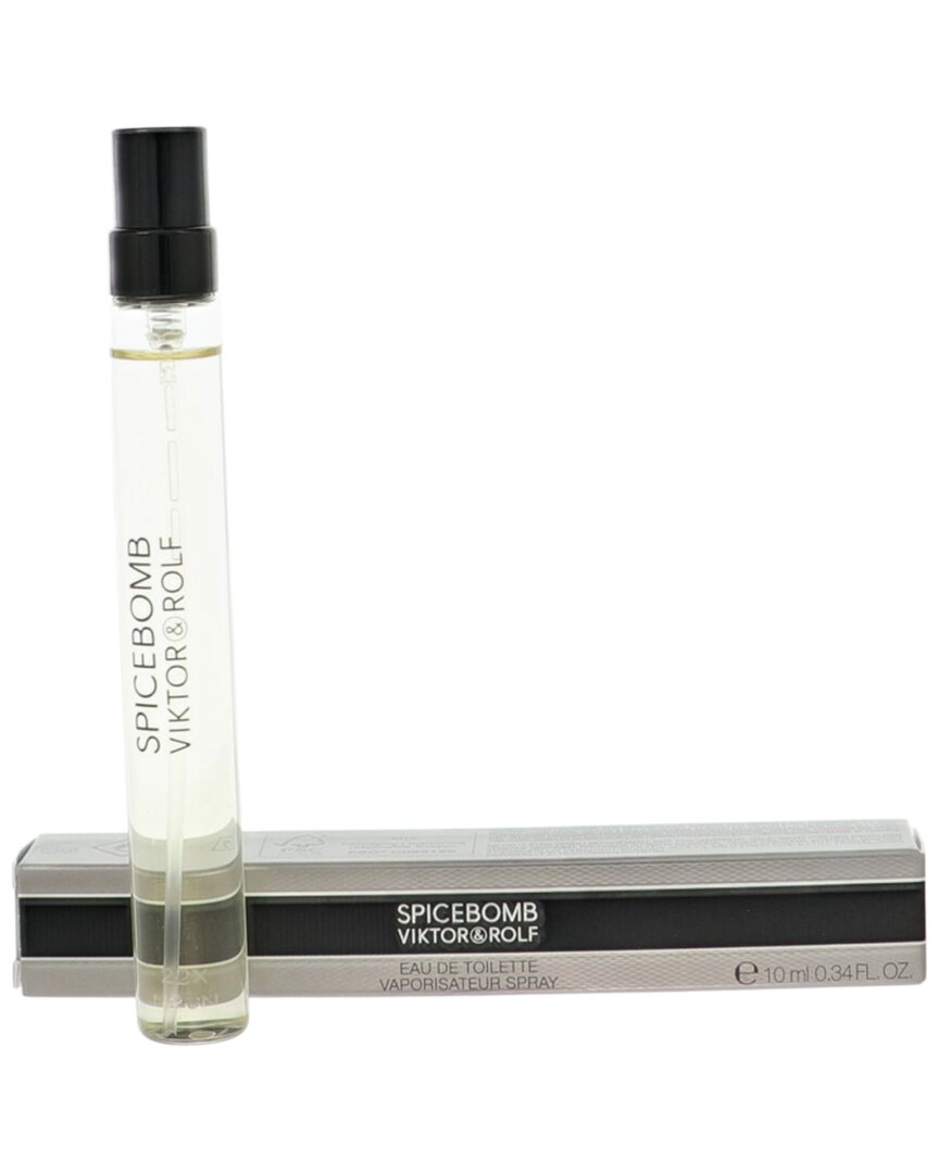 Viktor & Rolf Viktor&rolf Men's 0.34oz Spicebomb Edt In Transparent