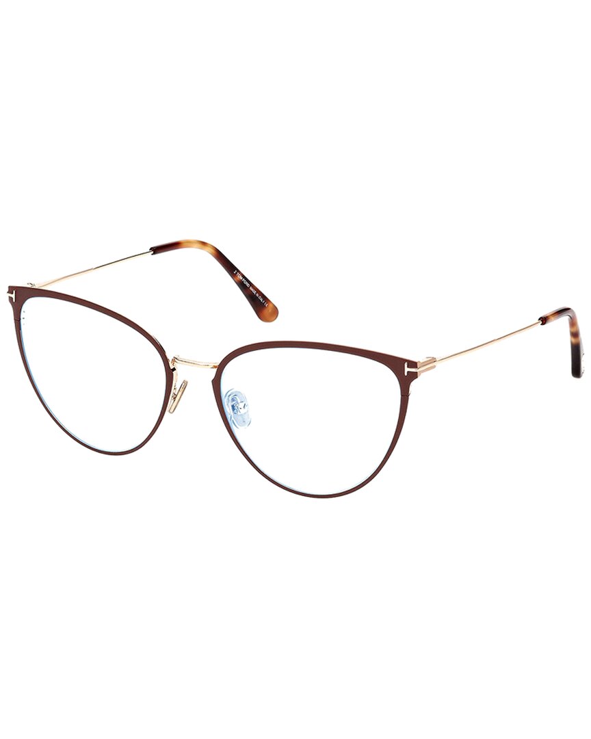 Tom Ford Women's Ft5840-b 56mm Sunglasses In Brown