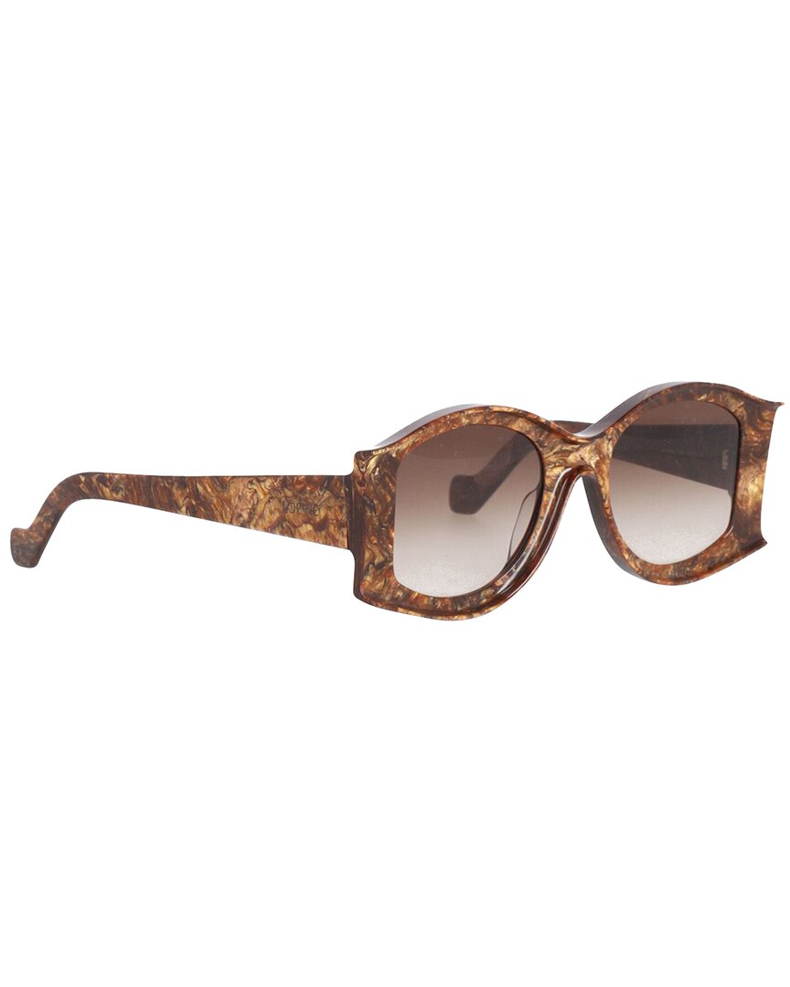 Loewe X Paula's Ibiza 52mm Round Sunglasses (authentic Pre-loved) In Brown