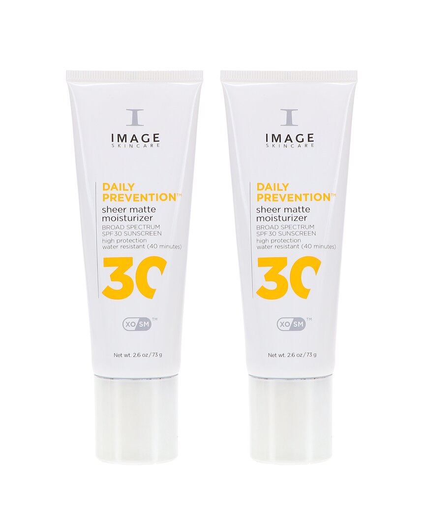 Image 5.2oz Skincare Daily Prevention Sheer Matte Moisturizer Spf 30 2 Pack