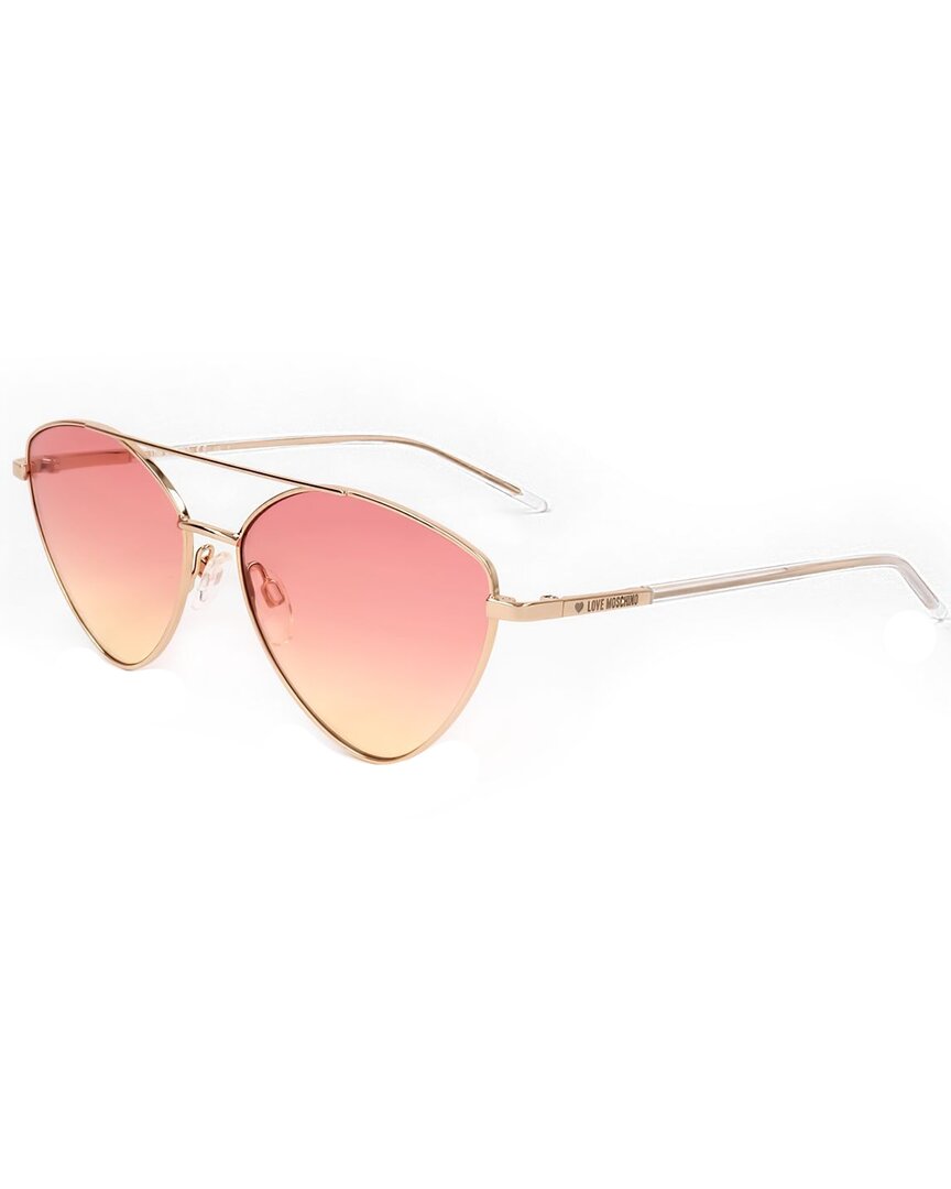 Love Moschino Women's Mol024 57mm Sunglasses In Gold