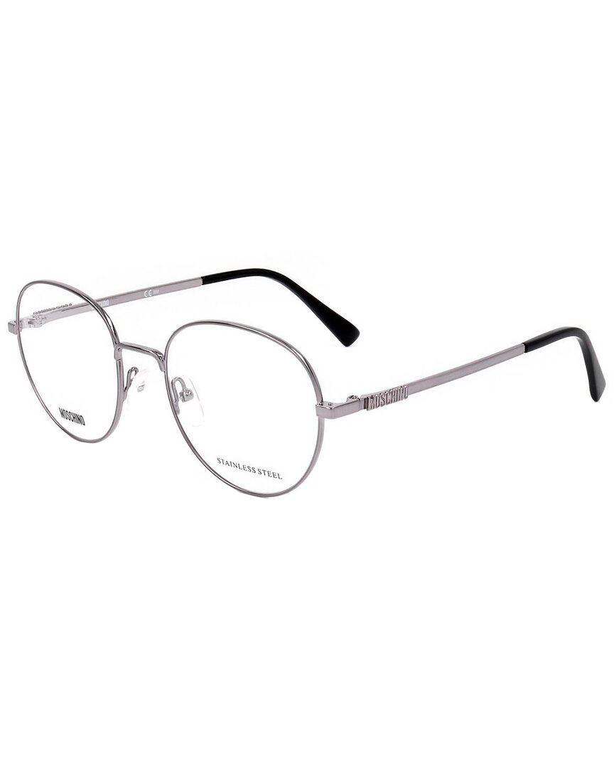 Moschino Demo Round Ladies Eyeglasses Mos533 06lb 51 In Grey