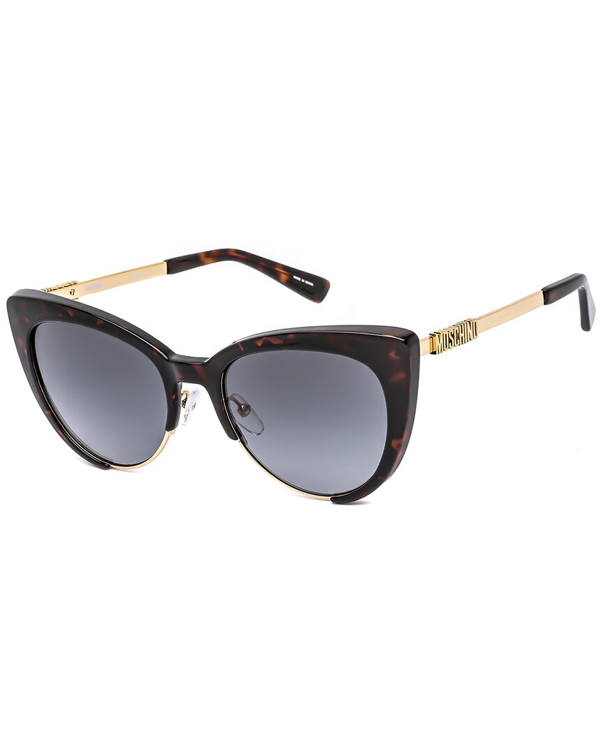 Shop Moschino Women's Mos040/s 55mm Polarized Sunglasses In Brown