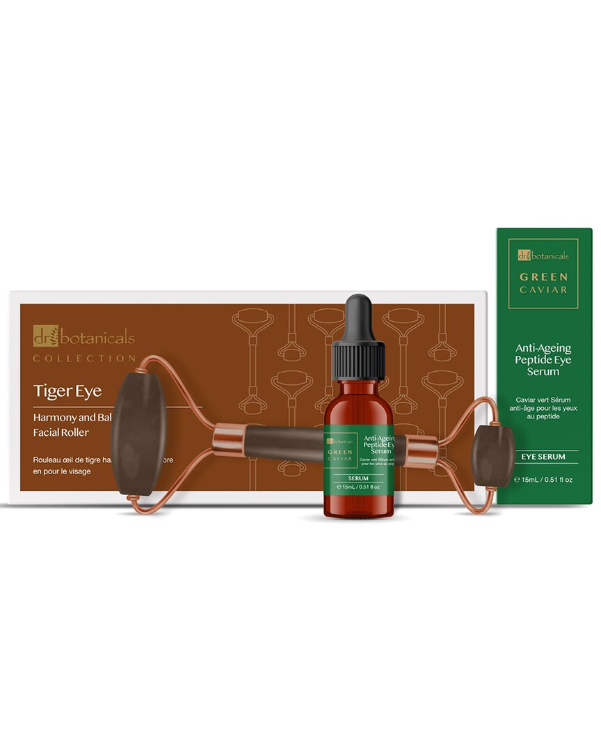 Skin Chemists Skinchemists Unisex 3.89oz Tiger Eye Harmony Facial Roller & Green Caviar Kit