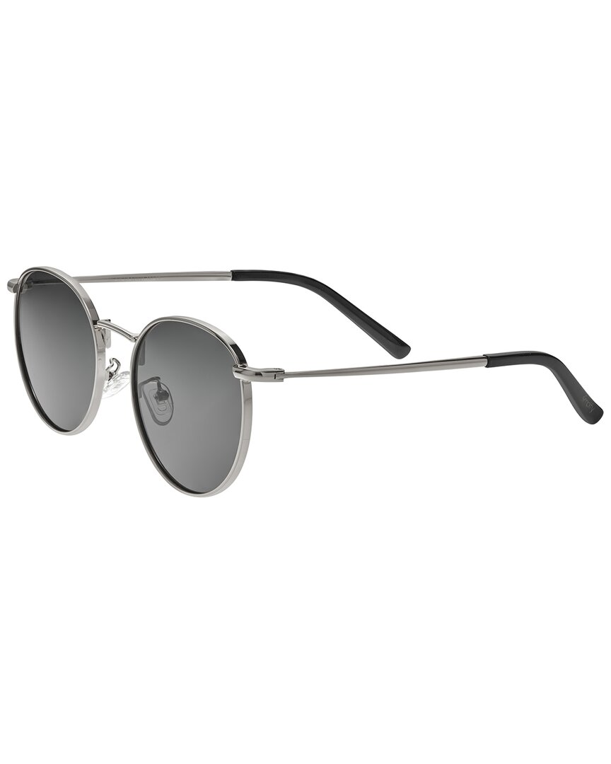 Shop Simplify Unisex Ssu128-c3 52mm Sunglasses In Silver