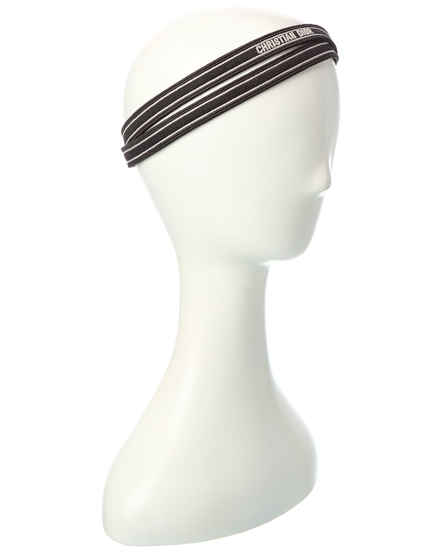Dior Pattern Hair Accessories In Black