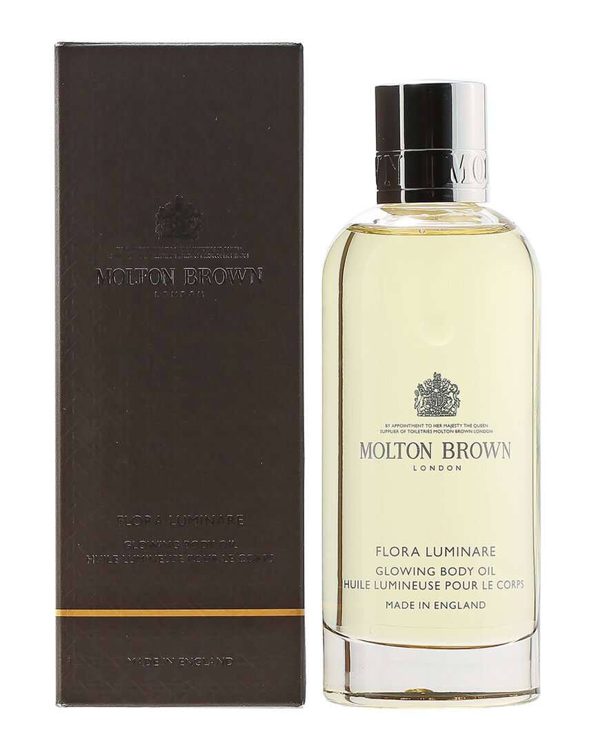 Molton Brown London Unisex 3.4oz Flora Luminare Glowing Body Oil In Transparent