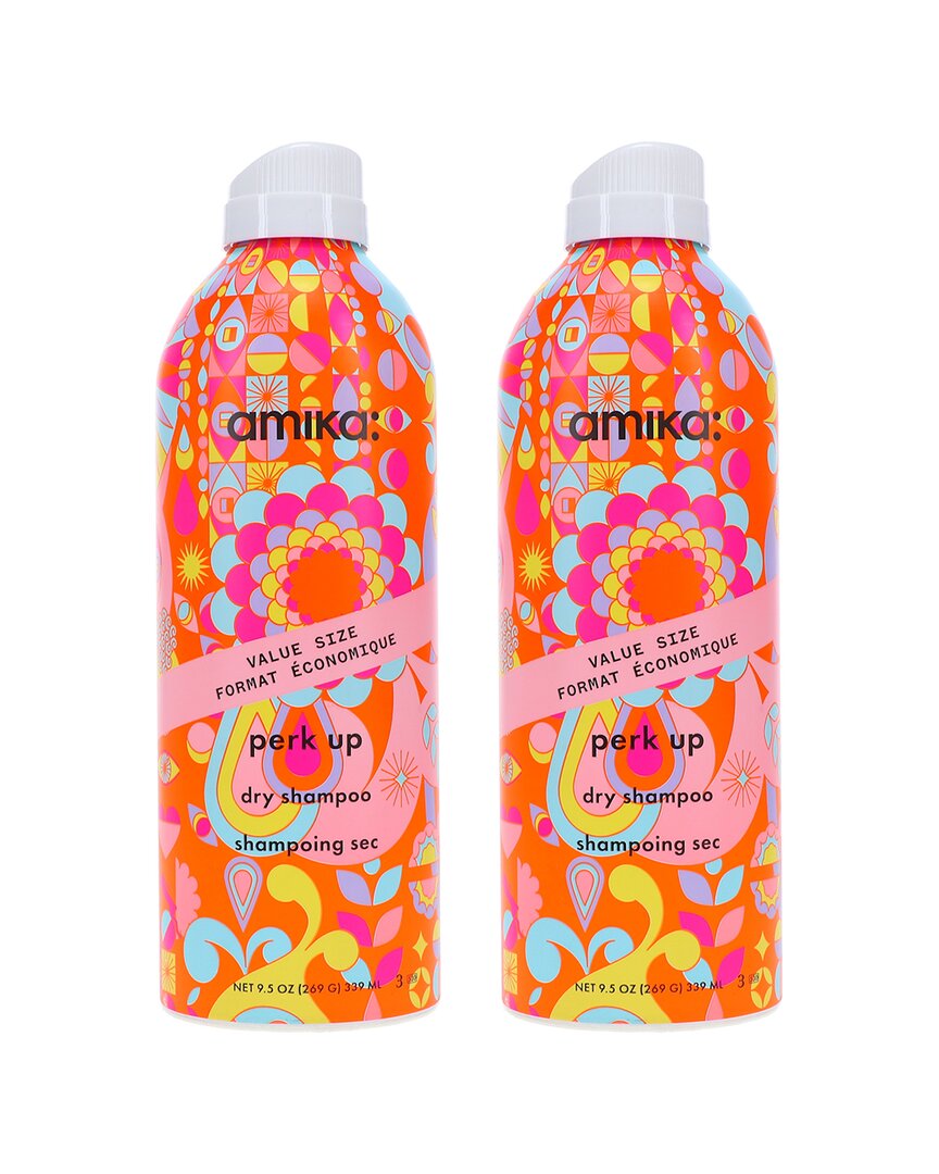 Amika 9.5oz Perk Up Dry Shampoo 2 Pack