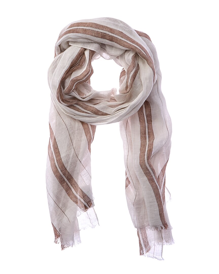 Brunello Cucinelli Linen-blend Scarf