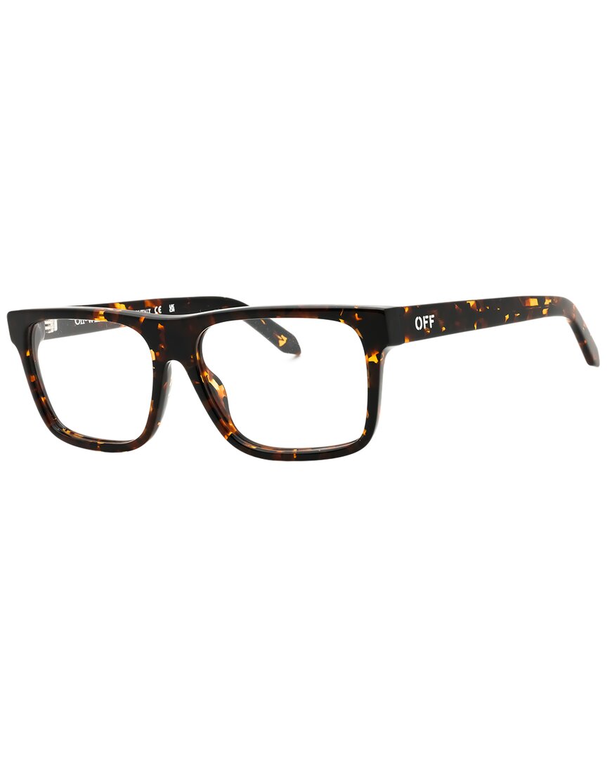 Off-white ™ Unisex Style 79 57mm Optical Frames In Brown