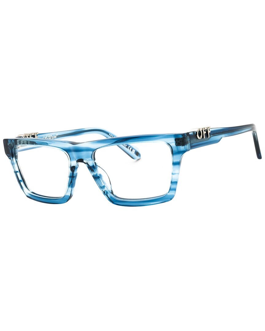 Off-white ™ Unisex Style 7b 55mm Optical Frames In Blue