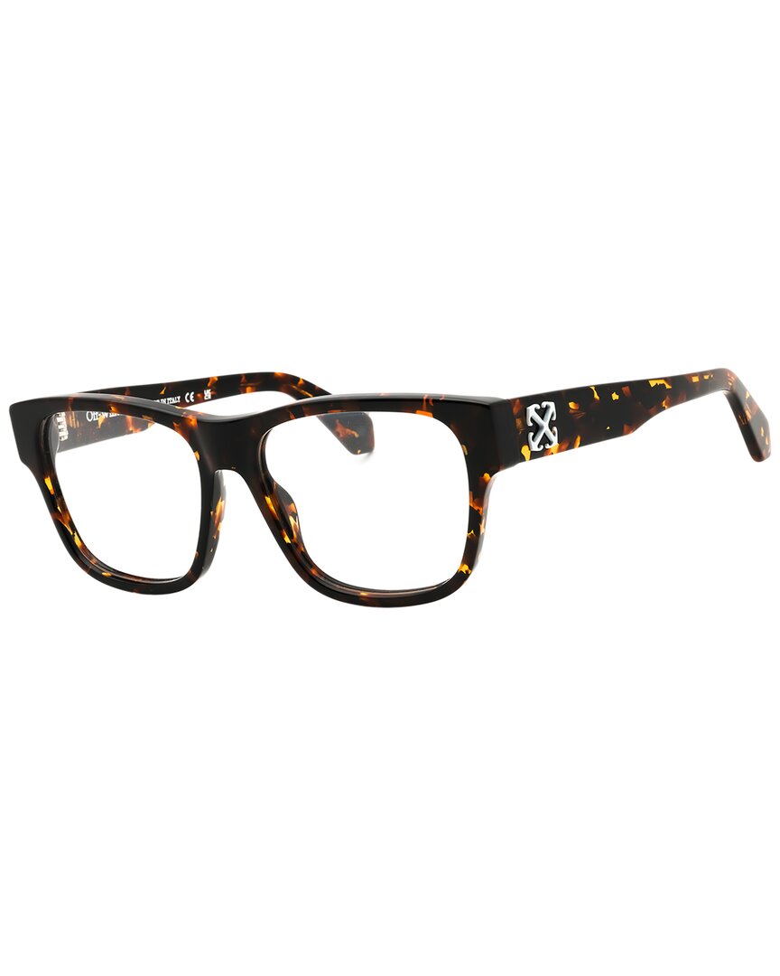 Off-white ™ Unisex Style 7d 56mm Optical Frames In Brown