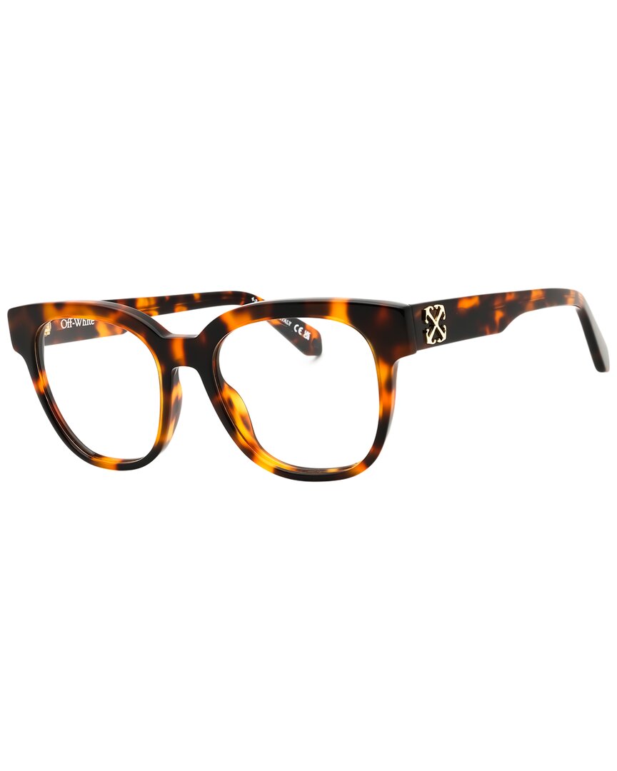 Off-white ™ Unisex Style 7o 51mm Optical Frames In Brown