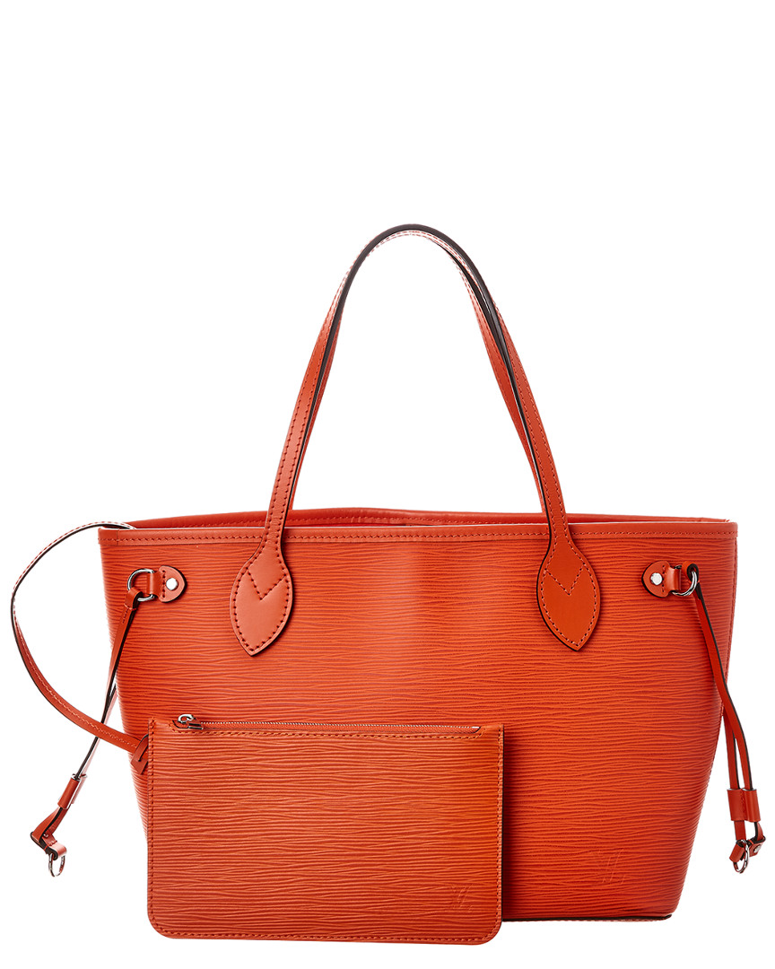Louis Vuitton Orange Epi Leather Neverfull Pm Nm Women&#39;s | eBay