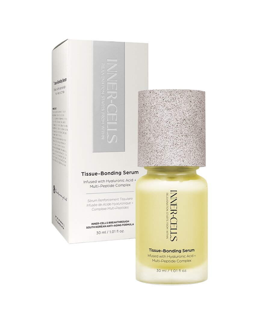 Inner Cells Unisex 1oz Tissue-bonding Serum Infused With Hyaluronic Acid + Multi-peptide Complex In Yellow