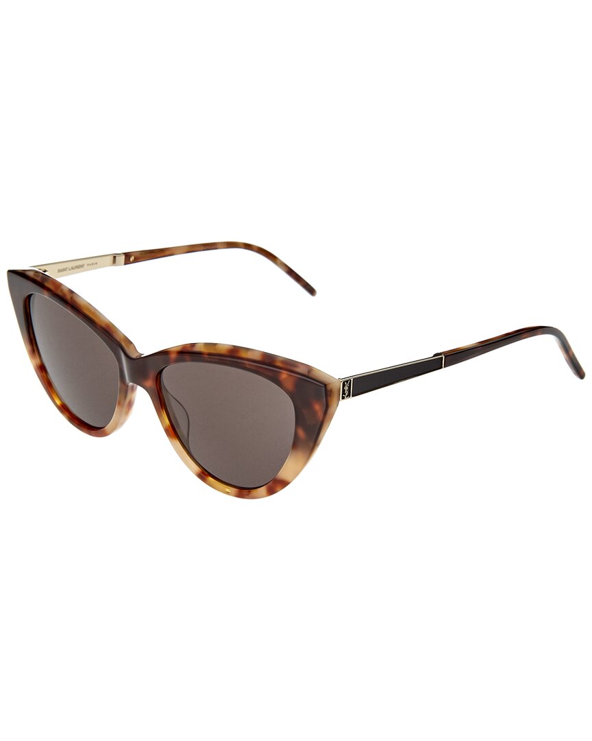 Saint Laurent Women's Slm81 55mm Sunglasses In Brown