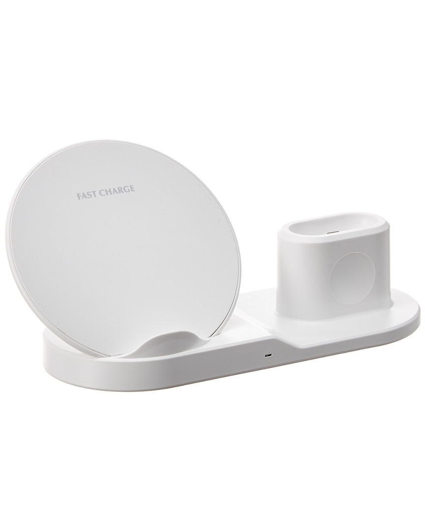 Ztech 3-in-1 Charging Station In White