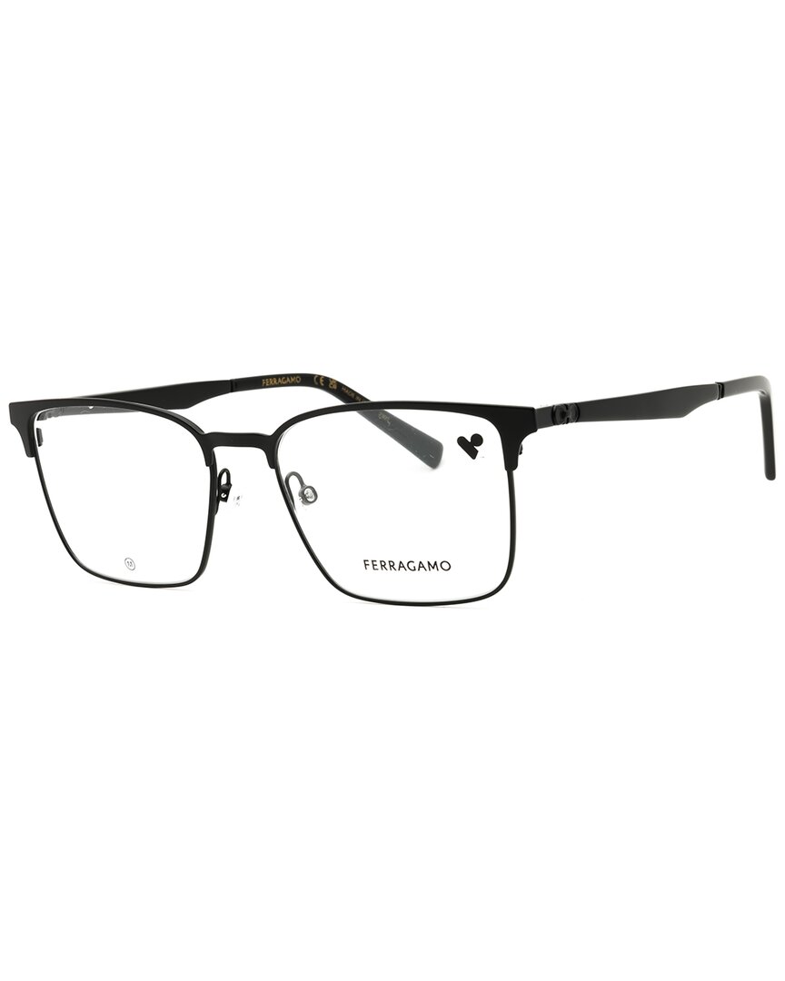 Ferragamo Men's 53mm Optical Frames In Black