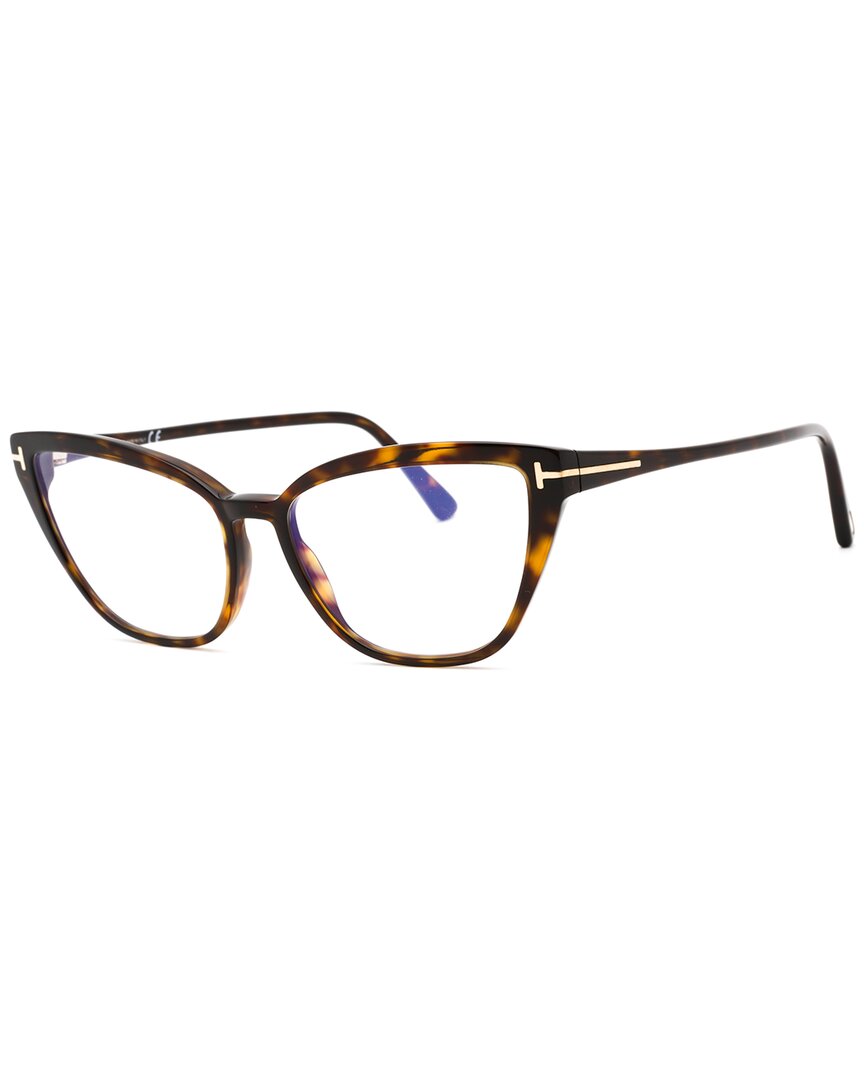 Tom Ford Unisex 55mm Optical Frames In Black