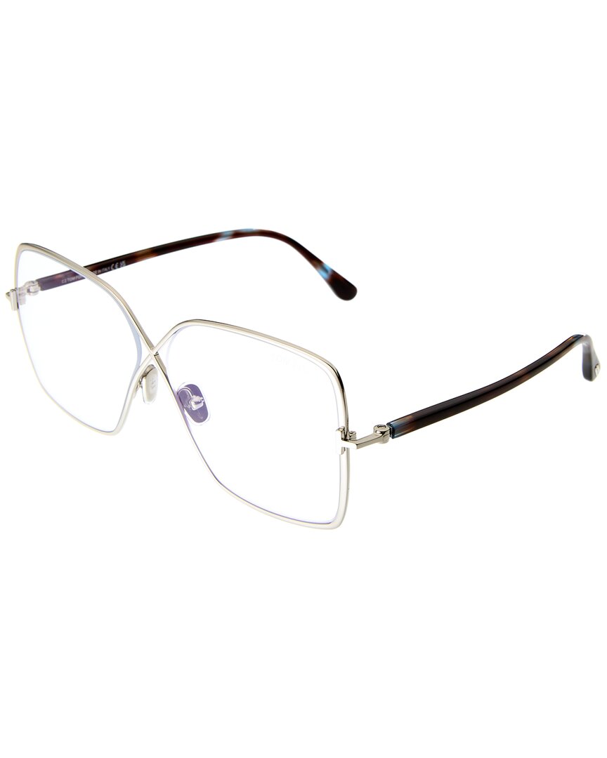 Tom Ford Women's Blue Light Block 59mm Optical Frames In Gray