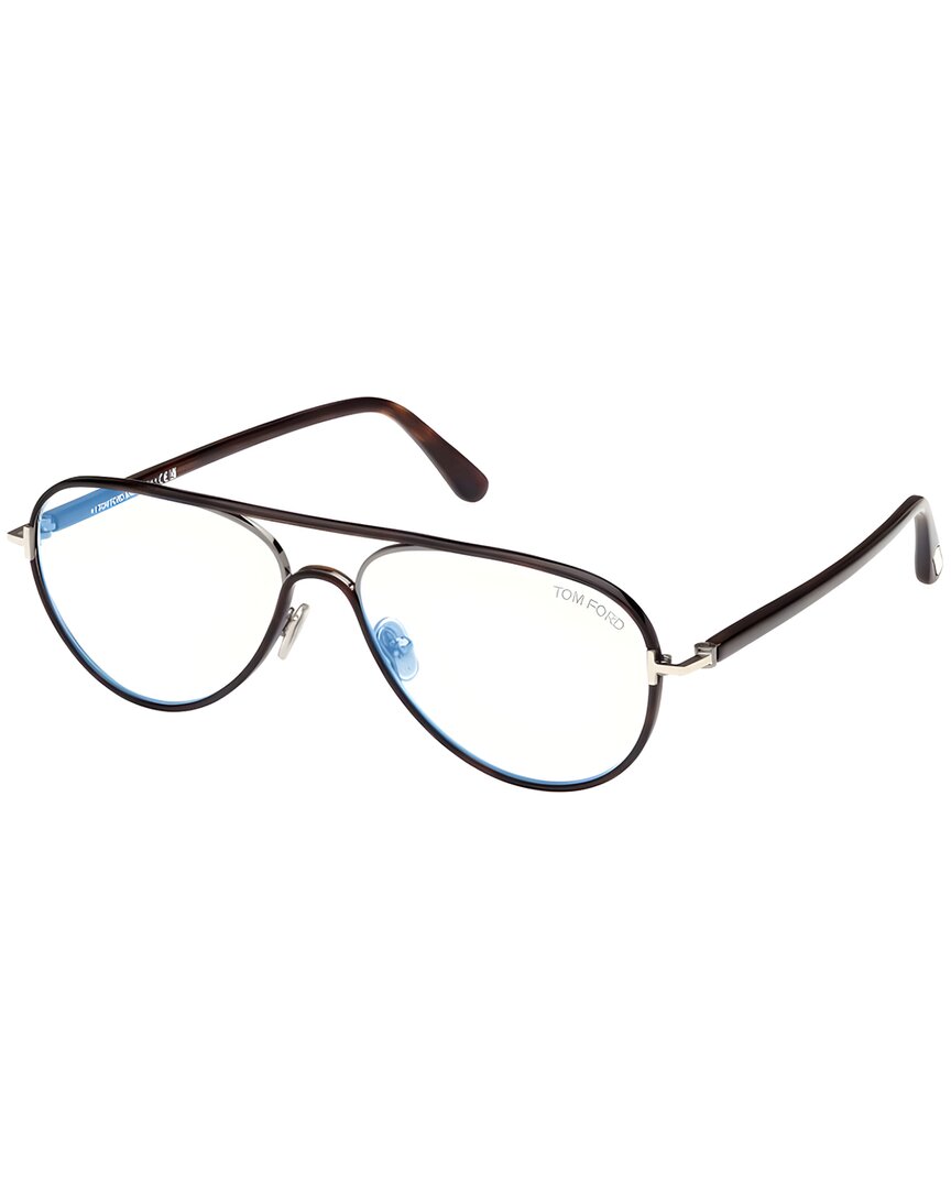 Tom Ford Men's Ft5897-b 57mm Optical Frames In Brown