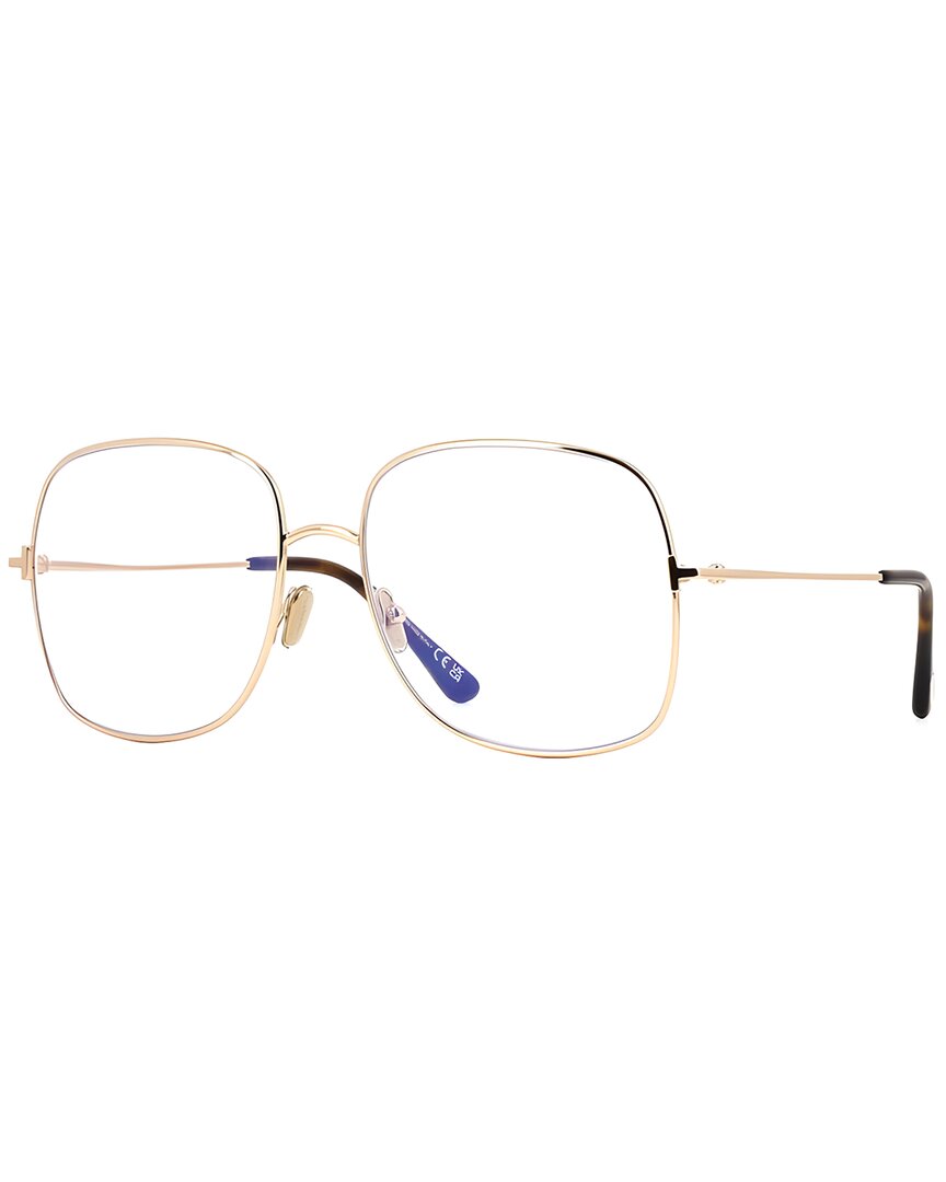Tom Ford Women's Ft6048-b 59mm Optical Frames In Gold
