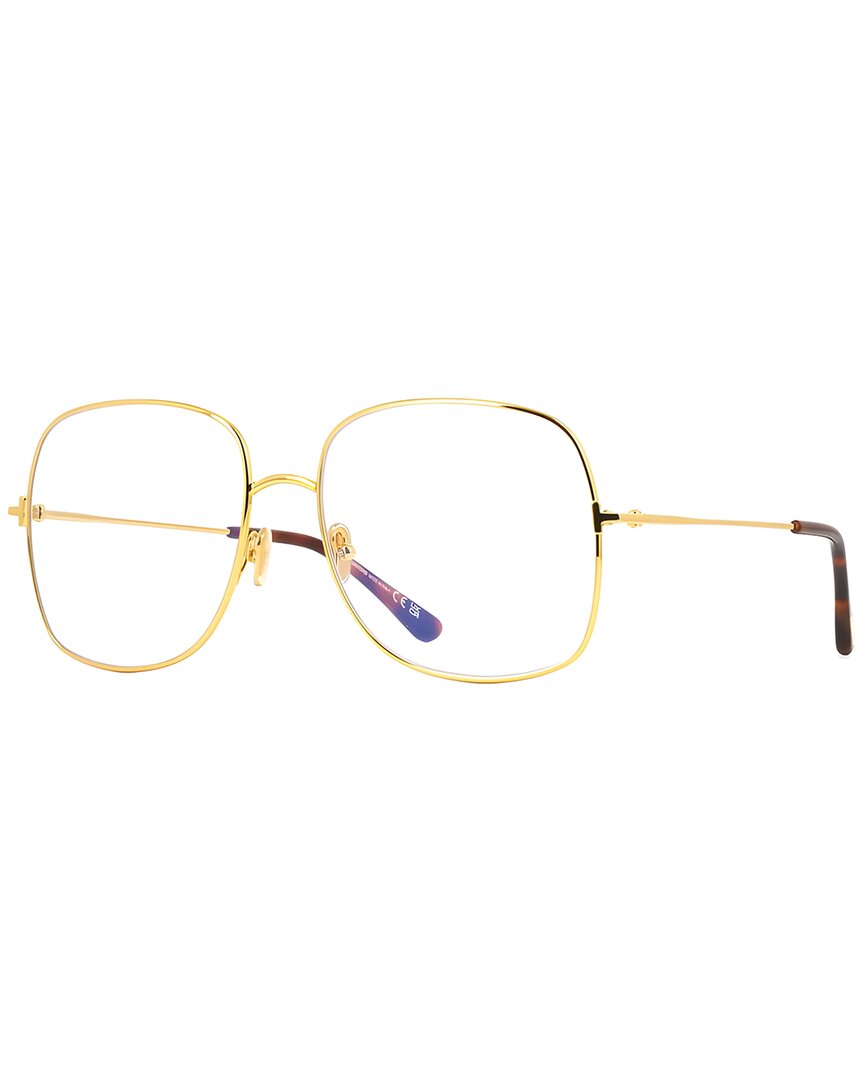 Tom Ford Women's Ft6048-b 59mm Optical Frames In Gold
