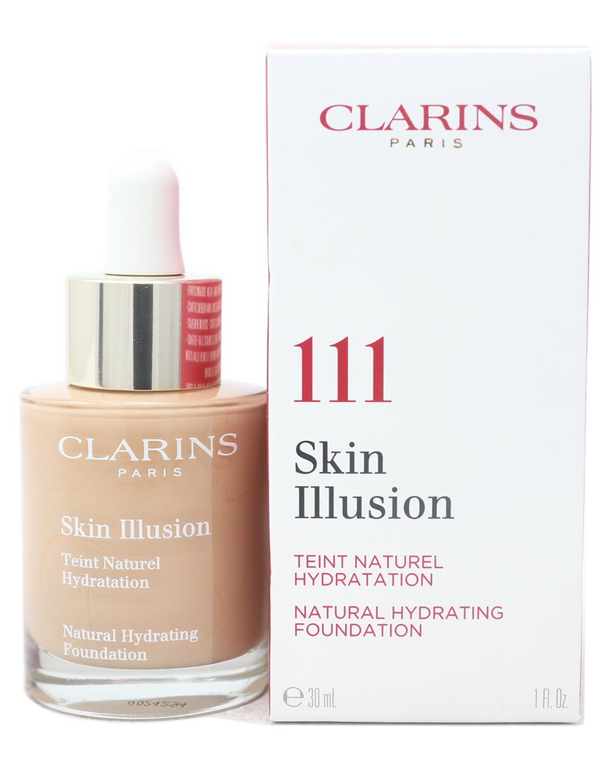 Clarins 1oz 111 Auburn Skin Illusion Matural Hydrating Foundation In Neutral