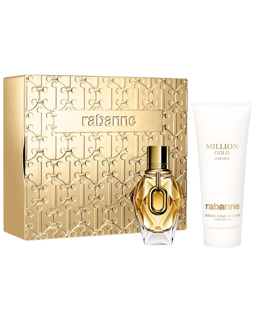 Paco Rabanne Women's 1.7Oz Million Gold 2Pc Set