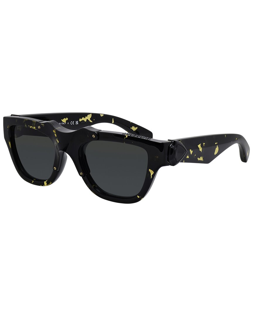 Burberry Unisex Sunglass BE4445U - Frame color: Dark Havana, Lens color: Dark Grey - Image 3
