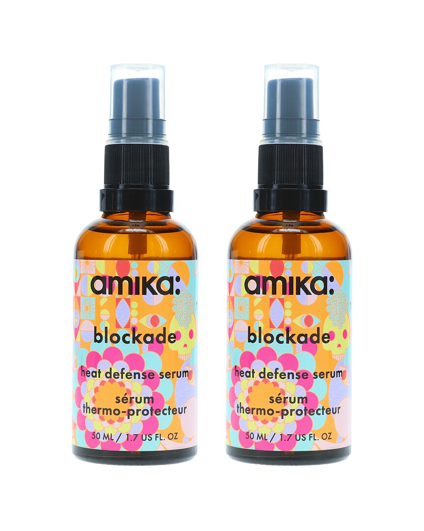Amika 3.4oz Blockade Heat Defense Serum 2 Pack