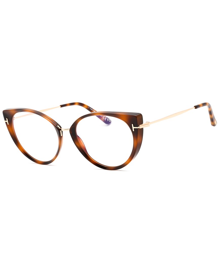 Tom Ford Women's Ft5815-b 54mm Optical Frames In Brown