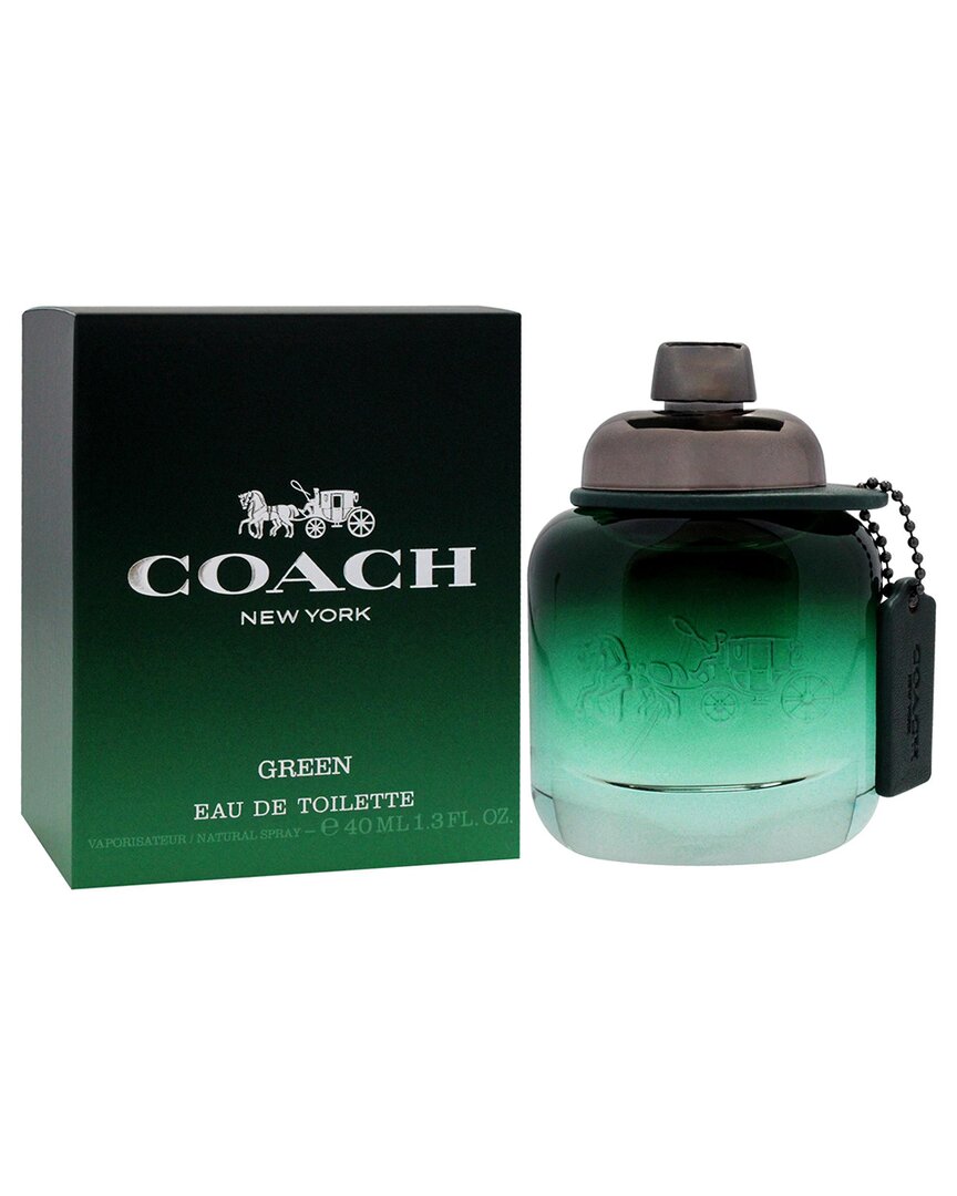 Coach Men's 1.3oz Green Edt In Multi