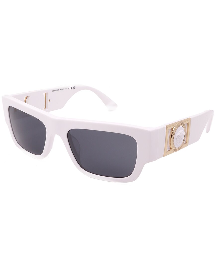 Shop Versace Unisex Ve4416u 53mm Sunglasses In White
