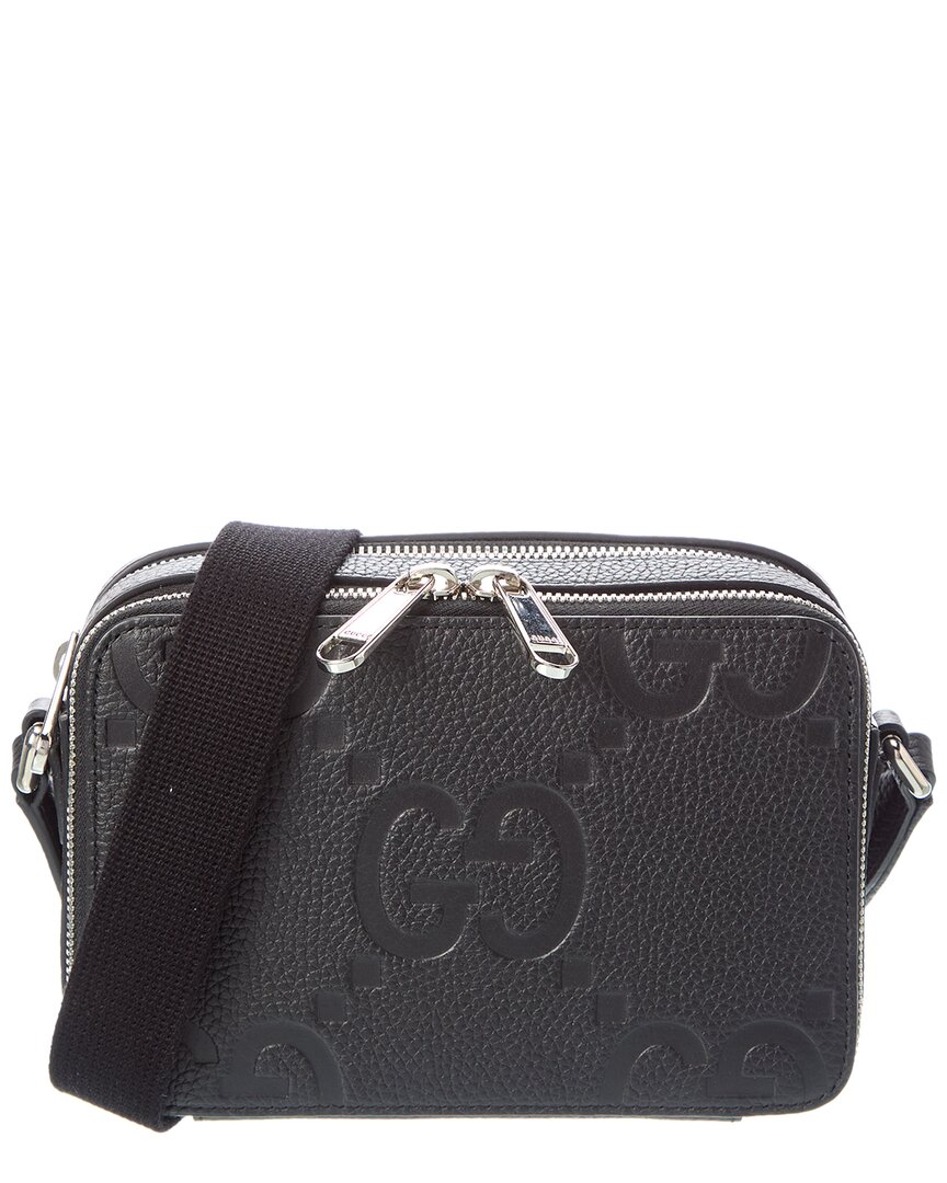 Gucci Gg Jumbo Leather Mini Bag Men's Black Os | eBay