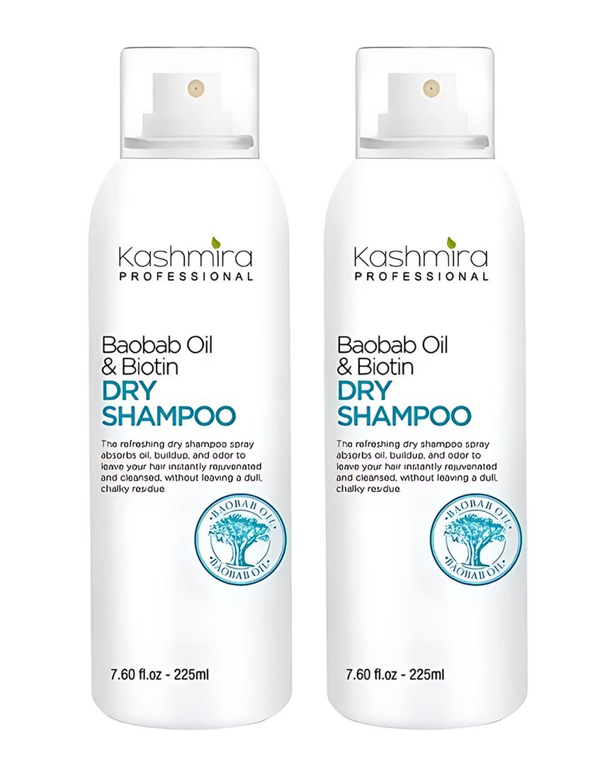 Kashmira Professional Unisex 7.6oz Baobab Oil & Biotin Professional Refreshing Dry Shampoo 2 Pack