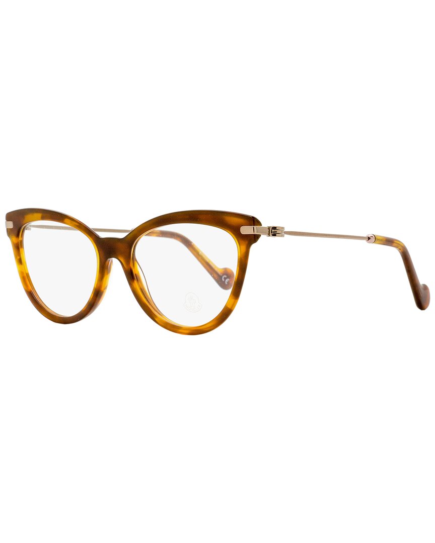 Moncler Women's Cateye Eyeglasses Ml5018 053 Blond